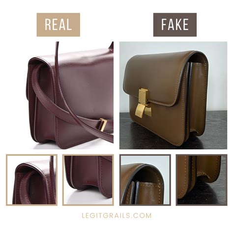 celine box fake vs real|real celine purses.